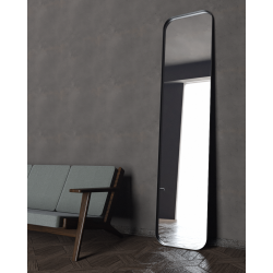 Καθρέπτης Ολόσωμος Μεταλλικός Iron Full Curved Slim 50X200 εκ. Bronze (Μπρονζέ)